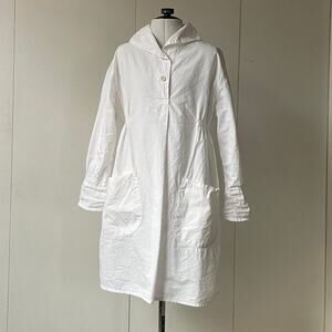orSlow Oversize Shawl Collar Shirt Dress